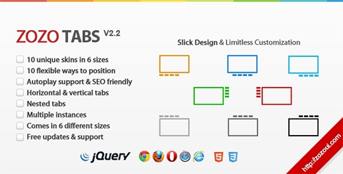 CodeCanyon - Zozo Tabs v2.2