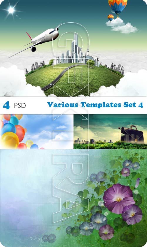 PSD - Various Templates Set 4