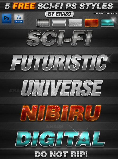 Sci-Fi Styles for Photoshop