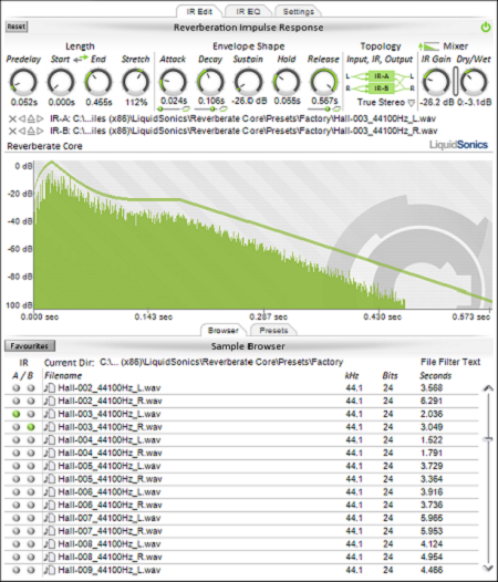 LiquidSonics Reverberate Core v1.200 AU VST RTAS MacOSX-iND