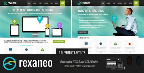 ThemeForest - rexaneo - Responsive Multipurpose HTML5 Template - FULL