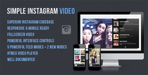 CodeCanyon - Simple Instagram VIDEO - RIP