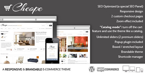 ThemeForest - Cheope Shop v1.6 - Flexible e-Commerce Theme