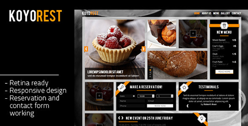 ThemeForest - Koyorest - Responsive Retina Template - RIP