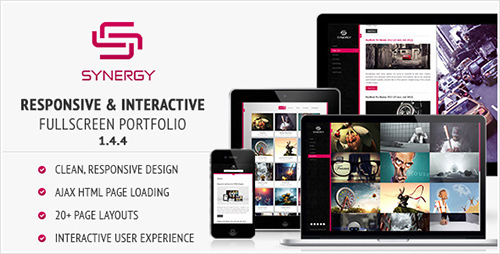 ThemeForest - Synergy v1.4.4 - Responsive & Interactive HTML Portfolio