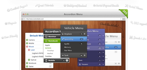 Nextend Accordion Menu for Joomla 2.5 - 3.x