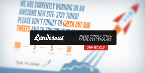 ThemeForest - Landerous v1.5 - Under Construction Page 