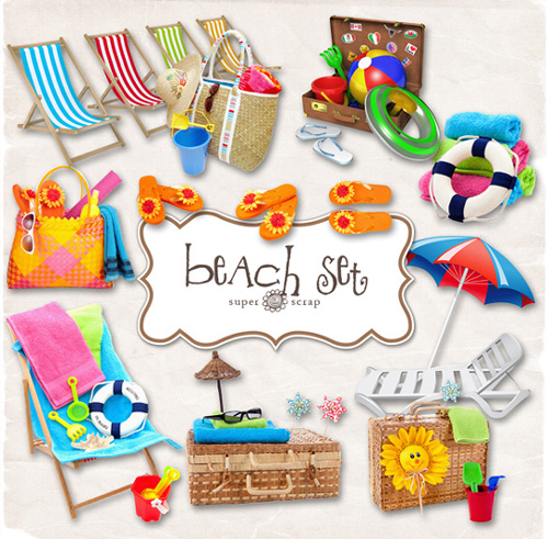 Scrap kit - Beach Subjects