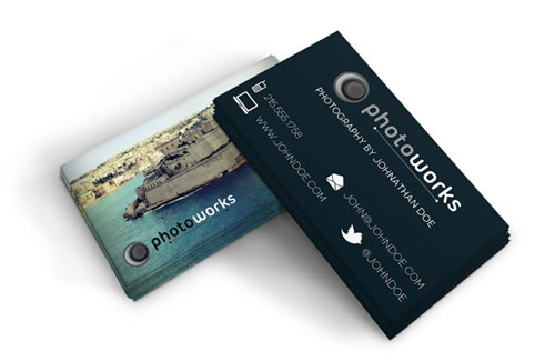 Photographer’s Business Card PSD Template