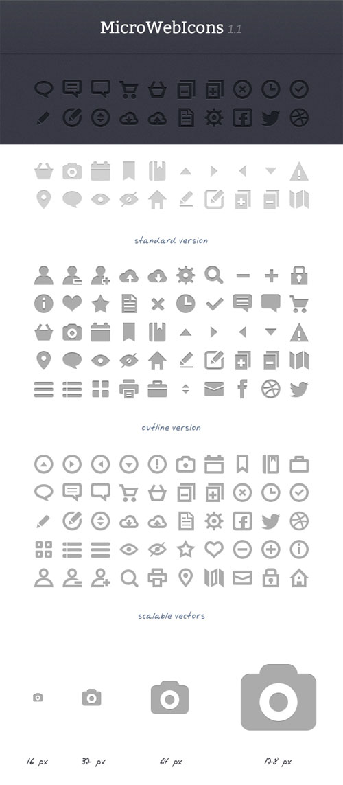 WeGraphics - MicroWebIcons 1.2 - Retina Ready