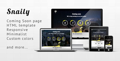 ThemeForest - Snaily - Coming Soon HTML Template - RIP