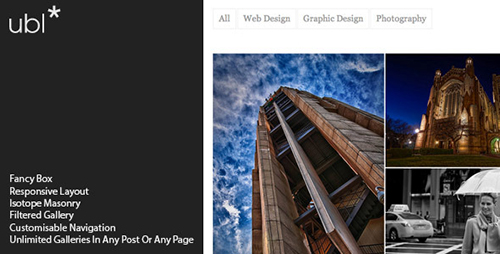 CodeCanyon - UBL Unlimited Galleries Wordpress Plugin