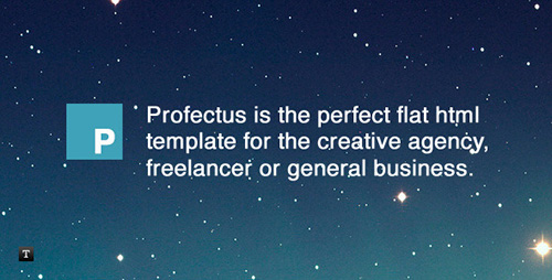 ThemeForest - Profectus - Responsive Flat HTML Template - RIP