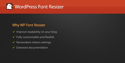 CodeCanyon - WordPress Font Resizer v1.2