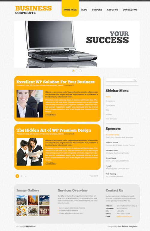 DreamTemplate - PureBusiness - Web Template