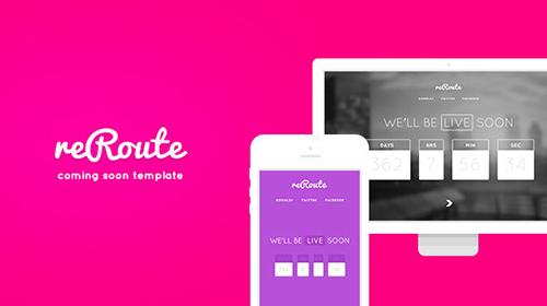 Mojo-Themes - reRoute Coming Soon Template - RIP