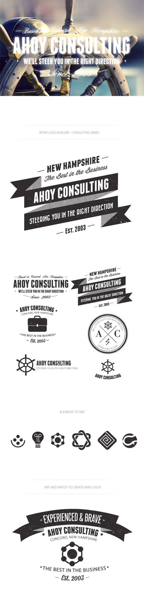 Consulting Logo Vector Templates