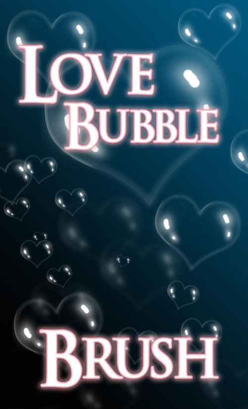 Love Bubble Photoshop Brushes