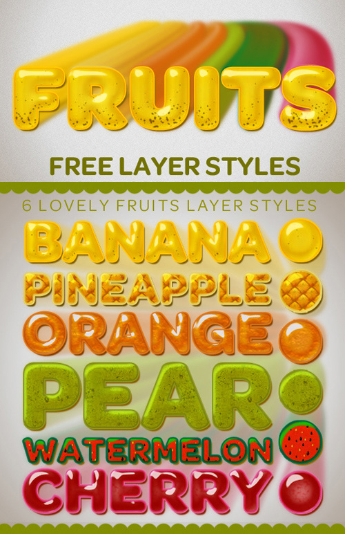 Fruit Styles for Photoshop