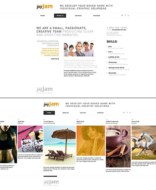 TemplateMonster - Bootstrap Ajax Website Template 44058