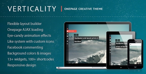 ThemeForest - Verticality v02 - Onepage Photography Theme - FULL