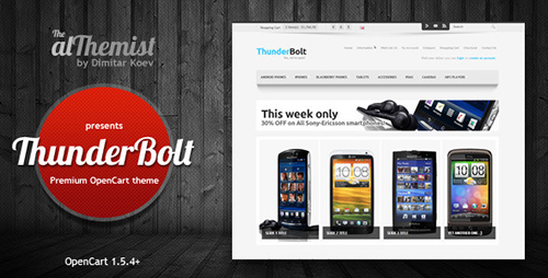 ThemeForest - Thunderbolt - Premium OpenCart Theme