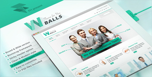 ThemeForest - W Balls - HTML Template - RIP