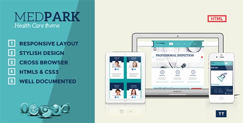 ThemeForest - MedPark - Responsive Medical Health Theme - RIP