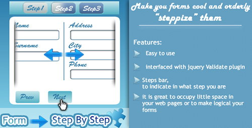 CodeCanyon - "Steppize" Form Step By Step v1.2