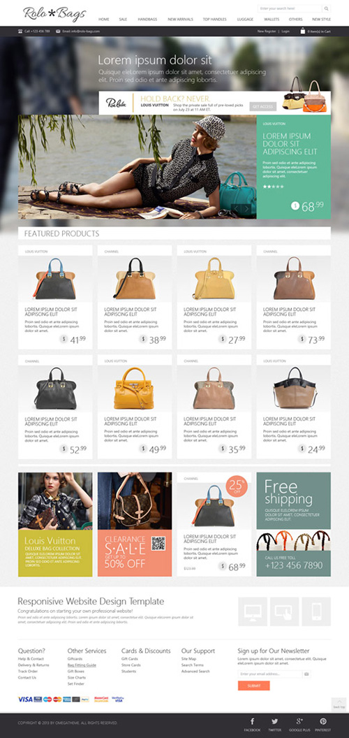 OmegaTheme - OT Fashionbag - Bag Store Joomla 2.5 Template