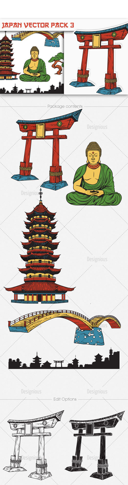 Japan Photoshop Vector Pack 3