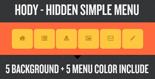 CodeCanyon - Hody - Hidden Simple Menu 