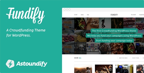 ThemeForest - Fundify v1.43 - Crowdfunding WordPress Theme