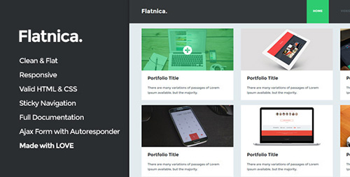 ThemeForest - Flatnica - Ultimate Flat Theme - RIP