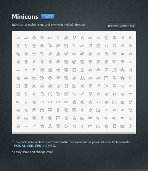 Icons - Minicons Pack 1