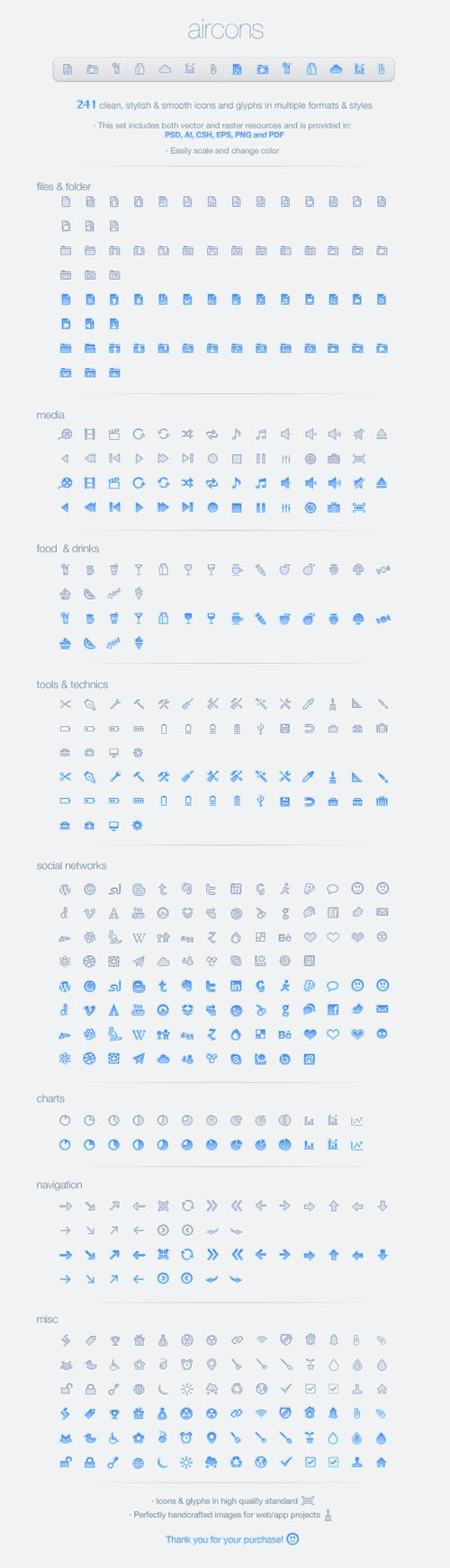 Icons - Aircons Set