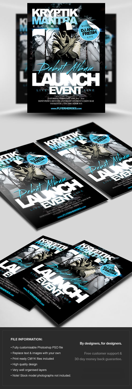 Kryptik Flyer Template