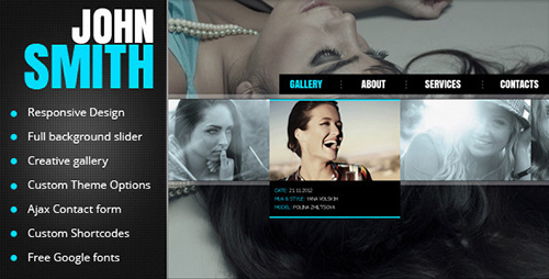 ThemeForest - John Smith v1.3 - AJAX Portfolio WP Theme