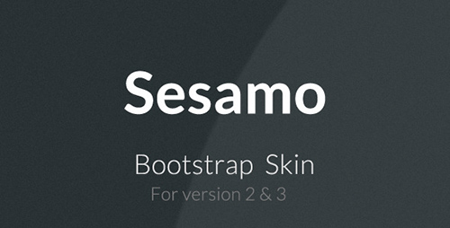 CodeCanyon - Sesamo - Bootstrap Skin - RIP