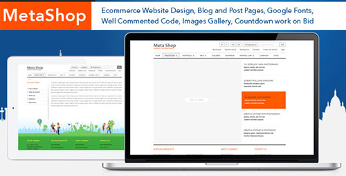 ThemeForest - Meta Shop: HTML5 E-Commerce Website Design - RIP