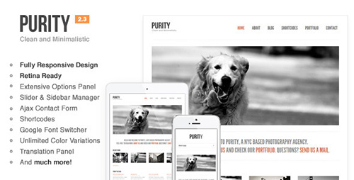 ThemeForest - Purity v2.3 - Responsive, Clean, Minimal & Bold WP Theme