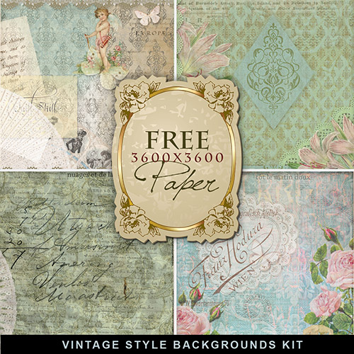 Textures - Old Vintage Backgrounds #154