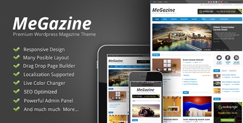 ThemeForest - Megazine v1.0.7 - Responsive WordPress Theme 