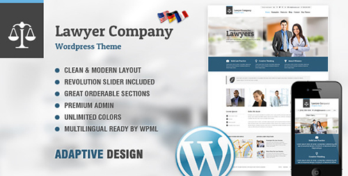 ThemeForest - Lawyer v1.11 - Multi-Purpose Adaptive Wordpress Theme