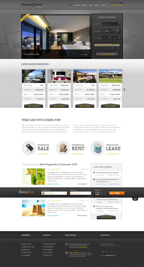 ThemeFuse - HomeQuest v1.1.10 - Real Estate WordPress Theme