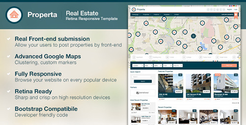 ThemeForest - Properta - Real Estate Template - RIP