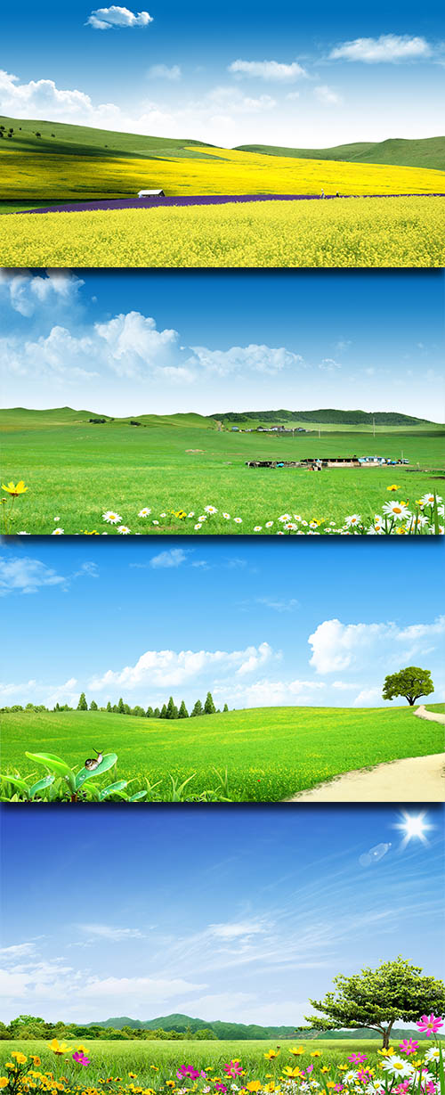 PSD Sources - Colorful Landscapes - Wonderful Day