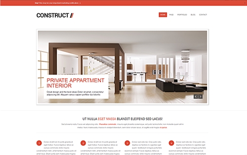 WrapBootstrap - Construct - Interior Designer Theme