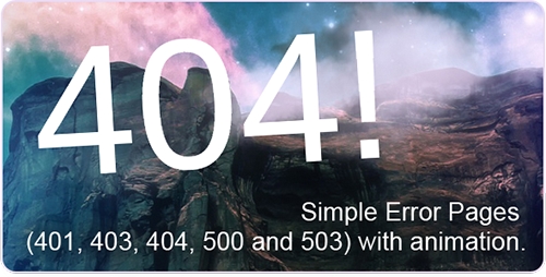 ThemeForest - 404 - Error Pages - FULL