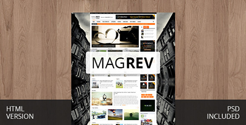 ThemeForest - Magrev: Magazine & News HTML Template - RIP